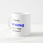 Pflege unterrichten kaffeetasse (Vorderseite Links)