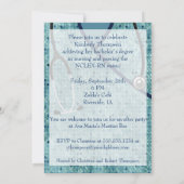 Pflege von Abschluss Einladung Blues (Rückseite)