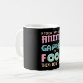 Pflege von Anime, Videospielen und Lebensmittelang Kaffeetasse (Vorderseite Links)