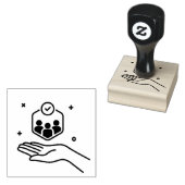 Pflege von Geschäftsbeziehungen Gummistempel (Stempel)