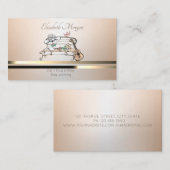 Pflege von Haustieren, Sitzen, Aufblühen Visitenkarte (Vorne/Hinten)