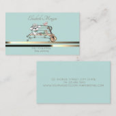 Pflege von Haustieren, Sitzen, Pflege von Minze Visitenkarte (Vorne/Hinten)