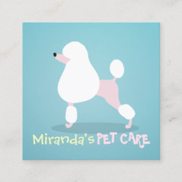 Pflege von Hunden, die sich auf der Suche nach Bäd Terminkarte