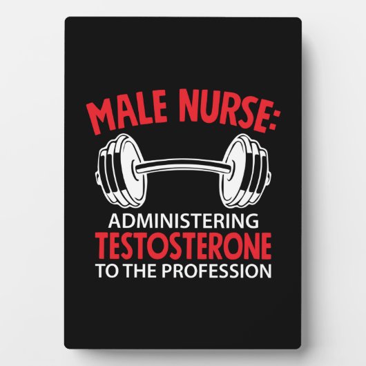 Pflege von Krankenpflegern Fotoplatte (Vorderseite)