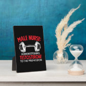 Pflege von Krankenpflegern Fotoplatte (Seite)