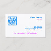 Pflege von QR CNA Visitenkarte (Rückseite)