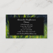 Pflege von Rasenflächen im Nassbereich Visitenkarte (Rückseite)