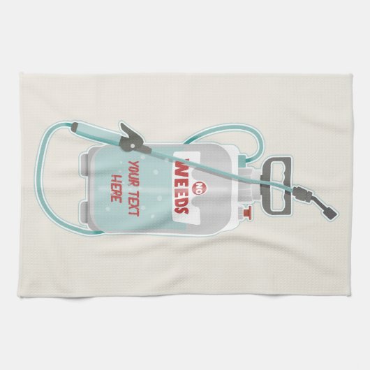 Pflege von Unkrautspray Geschirrtuch (Horizontal)