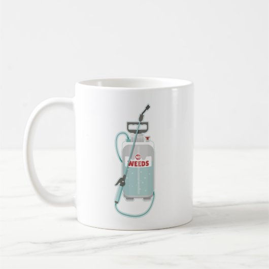 Pflege von Unkrautspray Kaffeetasse (Links)