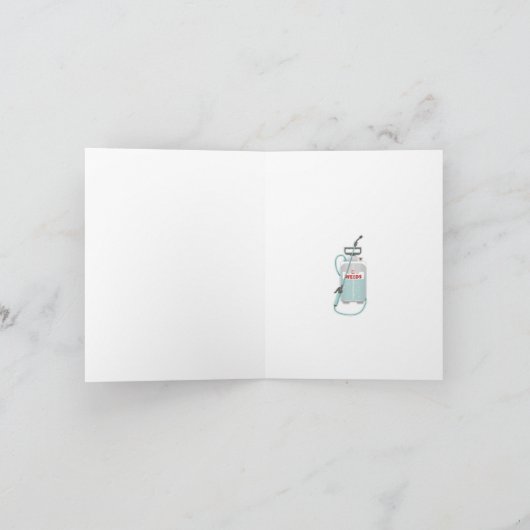 Pflege von Unkrautspray Karte (Innenseite)