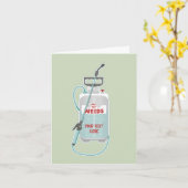 Pflege von Unkrautspray Karte (Gelbe Blume)