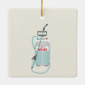 Pflege von Unkrautspray Keramikornament (Rückseite)