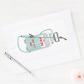 Pflege von Unkrautspray Rechteckiger Aufkleber (Umschlag)