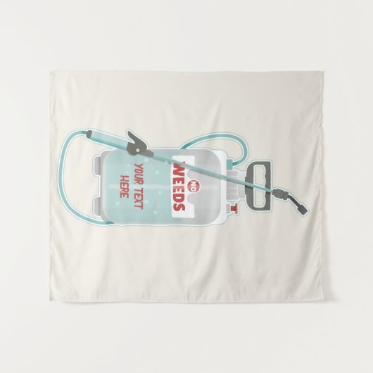 Pflege von Unkrautspray Wandteppich (Vorderseite (Horizontal))