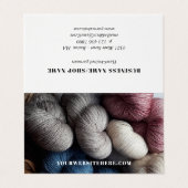 Pflegeanleitungen Foto für geputzte Kleidungsstück Visitenkarten (Außenseite Aufgefaltet)