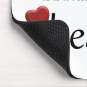 Pflegearbeiten der Herzkrankheit Mousepad (Ecke)