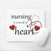 Pflegearbeiten der Herzkrankheit Mousepad (Mit Mouse)