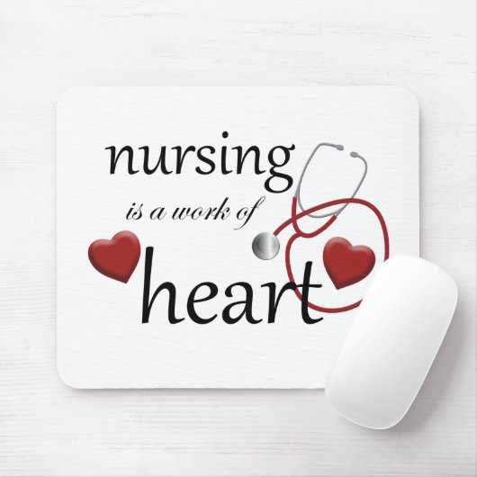 Pflegearbeiten der Herzkrankheit Mousepad (Mit Mouse)