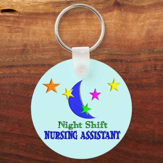 Pflegeassistent für nächtliche Umlaufbahn Schlüsselanhänger (Vorderseite)