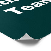 Pflegeassistenten RN Ultimate Team Dank Poster (Ecke)