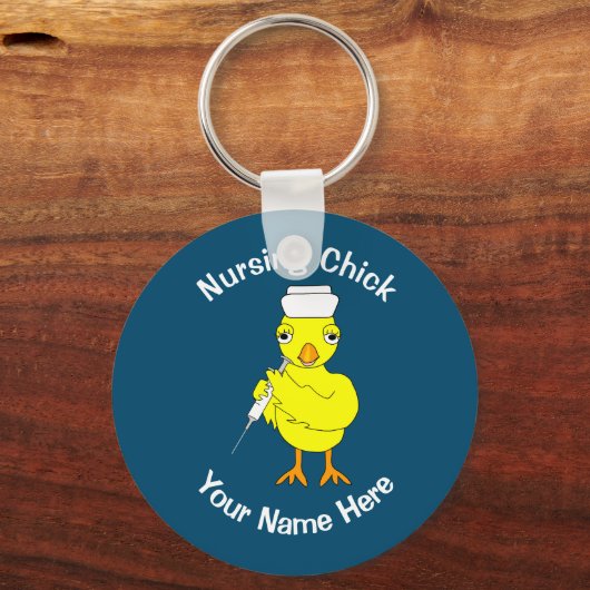 Pflegechick Schlüsselanhänger (Vorderseite)