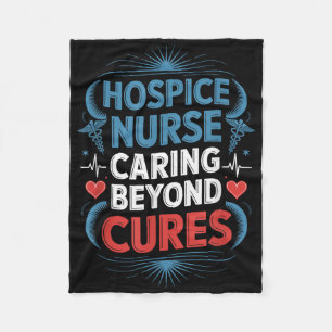 Pflegedesign für Hospice Nurse Palliativ Fleecedecke