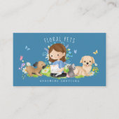 Pflegedienste für Flora und Fauna Visitenkarte (Vorderseite)