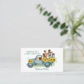 Pflegedienste für Wasserfarben Visitenkarte (Stehend Vorderseite)