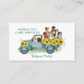 Pflegedienste für Wasserfarben Visitenkarte (Vorderseite)