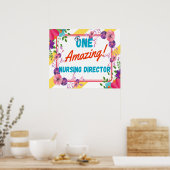 Pflegedirektor Wertschätzung Geschenk Idee Poster (Küche)