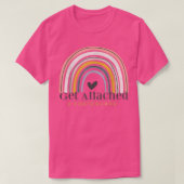 Pflegeeltern wird die Adoption des Regenbogens bei T-Shirt (Design vorne)