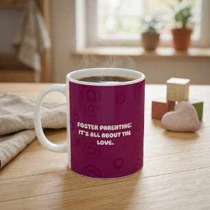 Pflegeelternschaft - Es ist alles Liebe Design Kaffeetasse