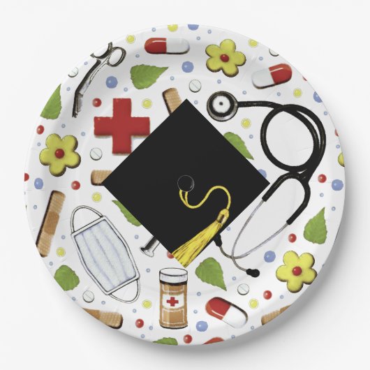 Pflegeexamen Pappteller (Vorderseite)