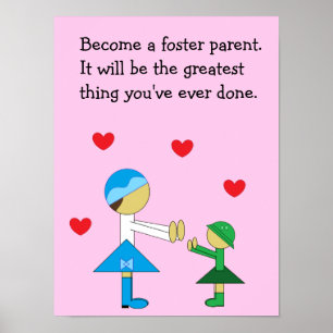 Pflegefamilie in Rosa: Poster