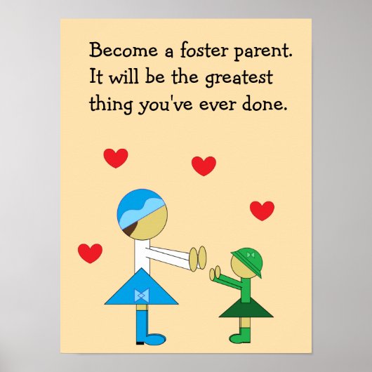 Pflegefamilie: Poster (Vorne)