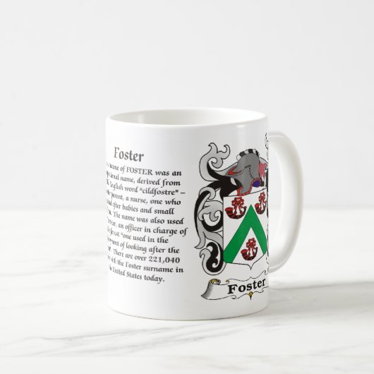 PflegeFamilienwappen-Tasse Kaffeetasse (VorderseiteRechts)