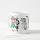 PflegeFamilienwappen-Tasse Kaffeetasse (Vorderseite Links)
