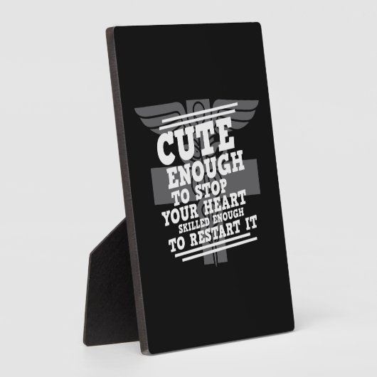 Pflegegeschenk Niedlich genug, um Ihr Herz zu stop Fotoplatte (Seite)