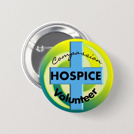 Pflegeheim-freiwillige Geschenke Button (Vorne & Hinten)