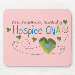 Pflegeheim KANN Herzen grünen Mousepad