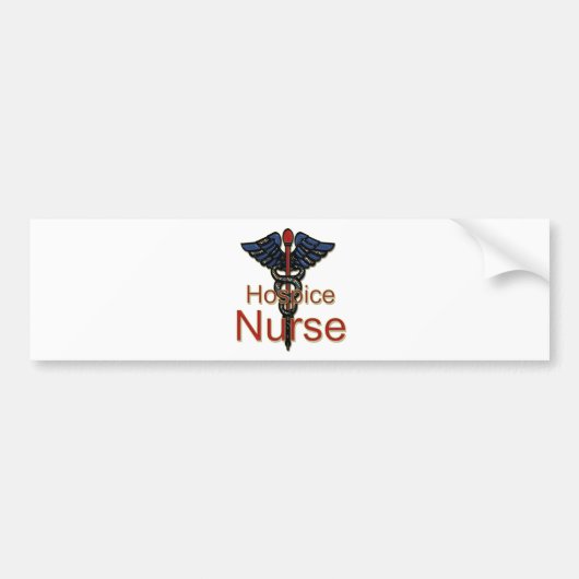 Pflegeheim-Krankenschwester Autoaufkleber (Vorne)