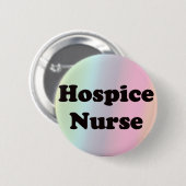 Pflegeheim-Krankenschwester Button (Vorne & Hinten)