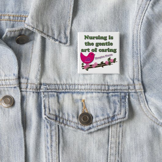 Pflegeheim-Krankenschwester Button (Beispiel)