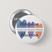Pflegeheim-Krankenschwester-Geschenke Button (Vorne & Hinten)