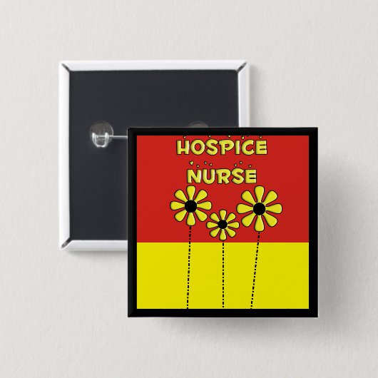 Pflegeheim-Krankenschwester-Geschenke Button (Vorne & Hinten)