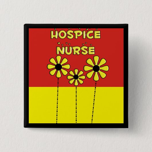 Pflegeheim-Krankenschwester-Geschenke Button (Vorderseite)