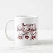 Pflegeheim-Sozialarbeiter "Engel mit vielen Händen Kaffeetasse (Links)