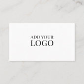 Pflegekarte für kleine Unternehmen Visitenkarte (Rückseite)