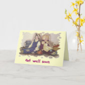 Pflegekarte Karte (Gelbe Blume)