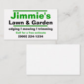 Pflegekarte Visitenkarte (Vorne/Hinten)